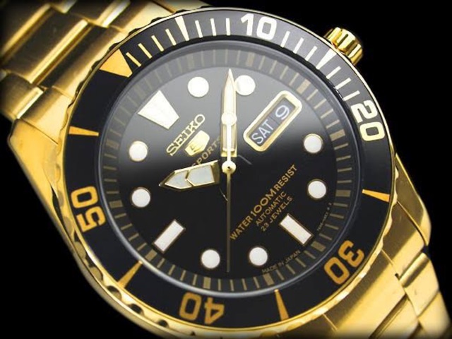 Seiko Urchin SNZF22J1 Japan Made Men s Gold Automatic SNZF22 Shopee Philippines