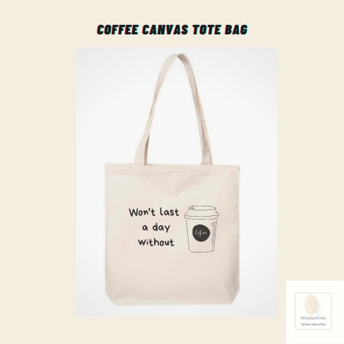 Coffee hotsell canvas bag