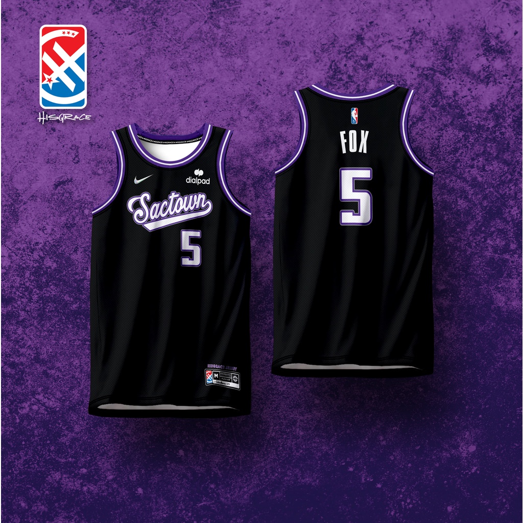 2022 SACRAMENTO KINGS FOX CITY EDITION HG JERSEY Full Sublimation 3D