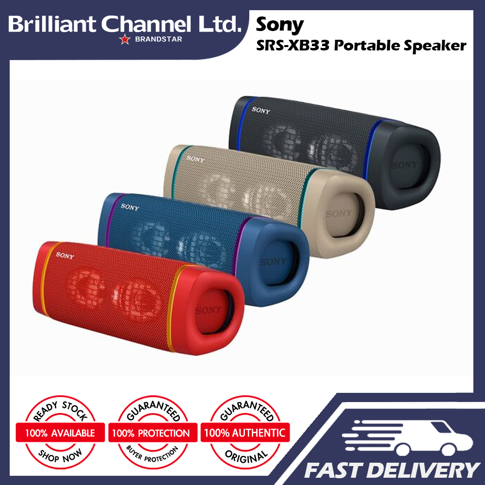 Sony SRSXB33 EXTRA BASS Portable BLUETOOTH Speaker XB33 2M19 Shopee