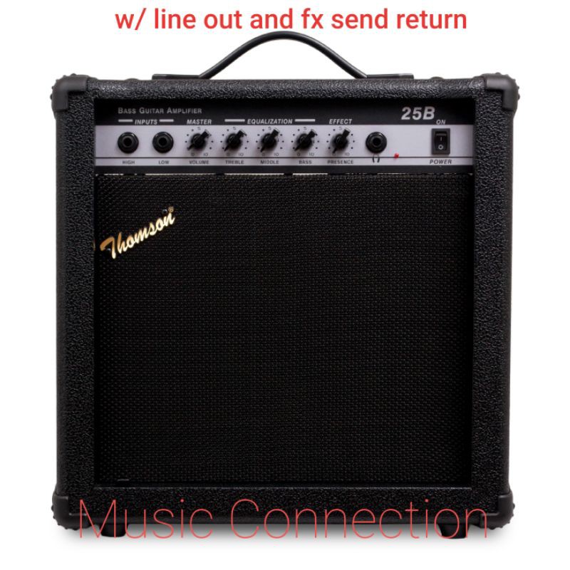 Thomson with LINE OUT / EFFECTS SEND AND RETURN 25WATTS BASS AMPLIFIER ...