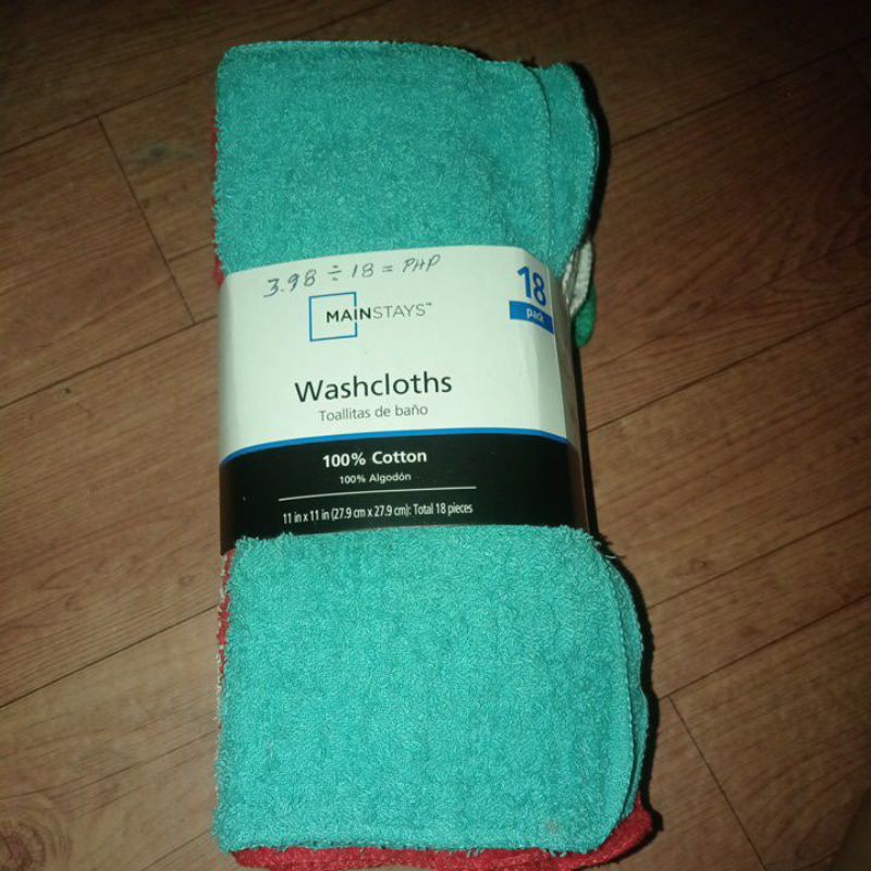 Mainstays washcloths discount