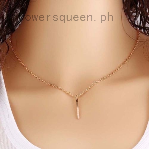 flowersqueen Romantic Days Simple Women Girls Alloy Simple Design Pendant Chain Necklace Gift Shopee Philippines