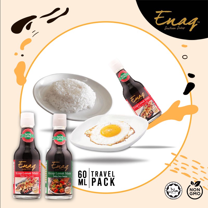 Enaq Kicap Lemak Manis Masin Premium Ml Travel Pack Non Gmo Shopee Philippines