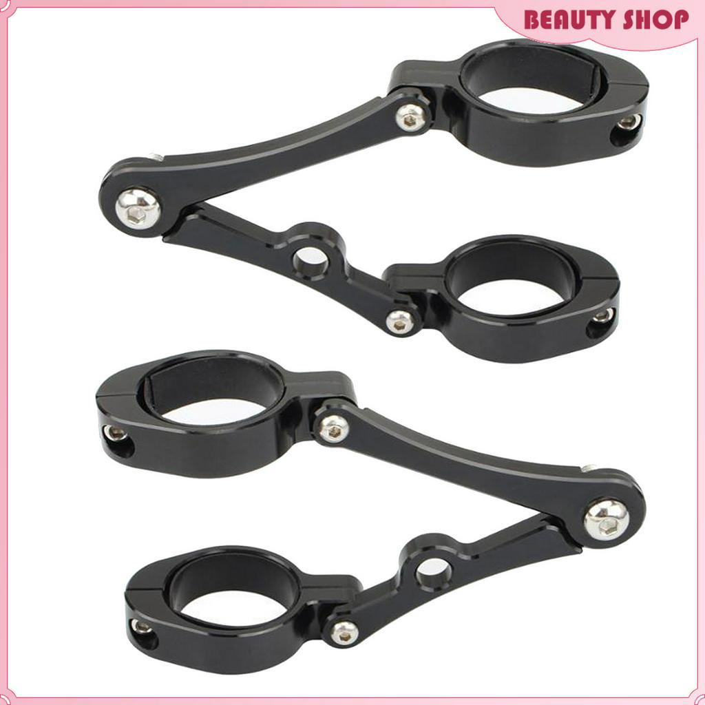 High Pair Motorcycle Headlight Bracket Clamp 39mm-41mm CNC Holder for ...