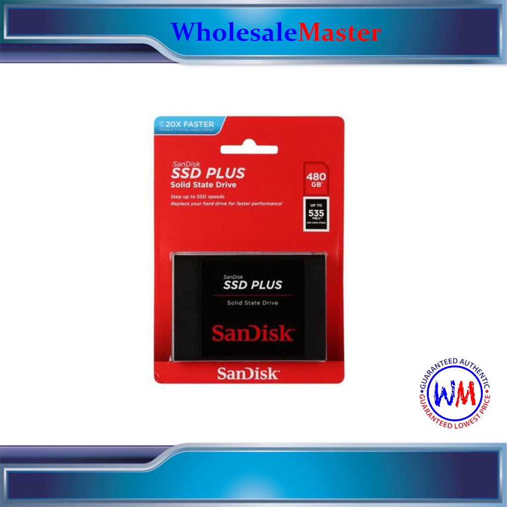 Sandisk Ssd Plus Solid State Drive 480gb Sdssda 480g Shopee Philippines 2998