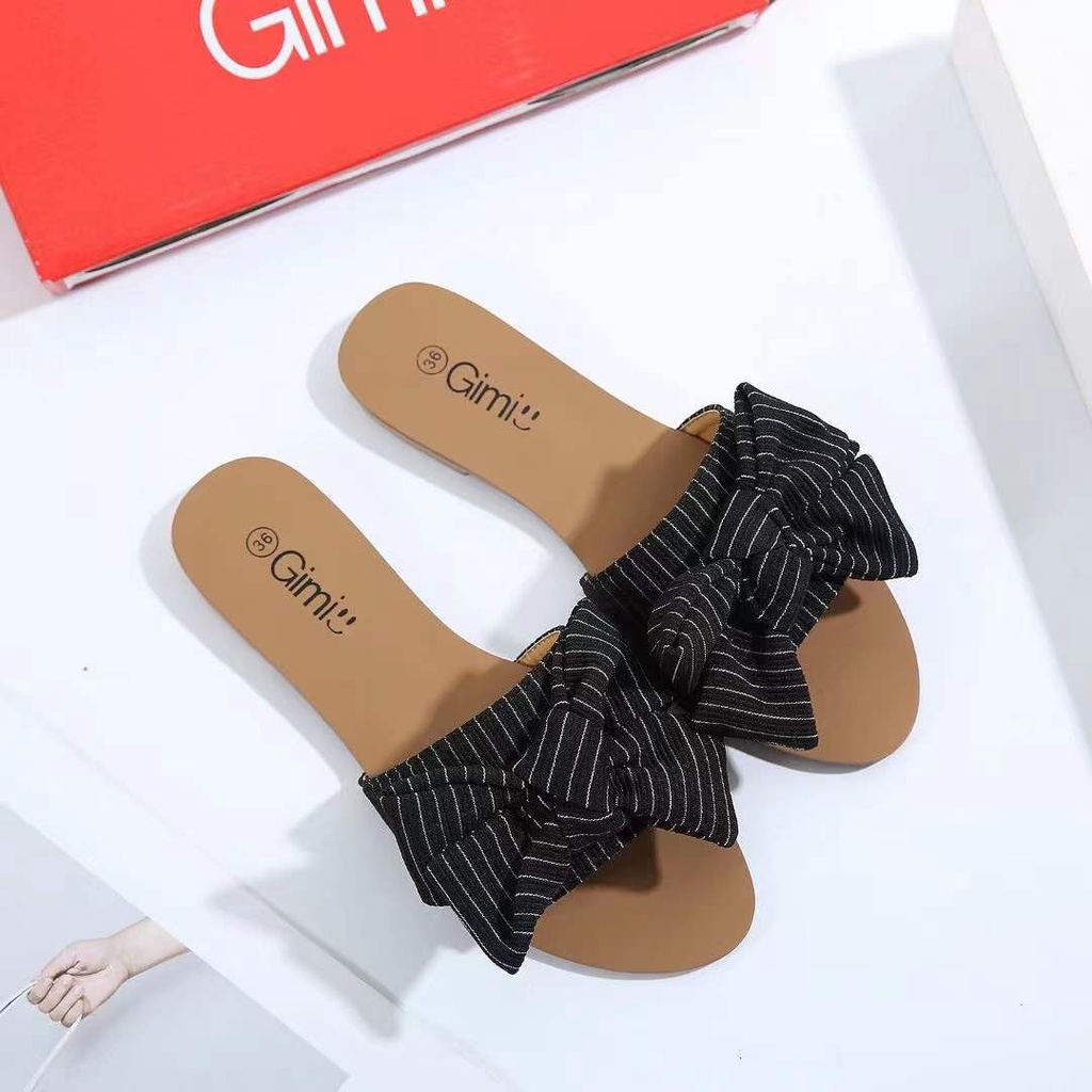 [LIN ] Korean fashion flat sandals shoes for women. | Shopee Philippines