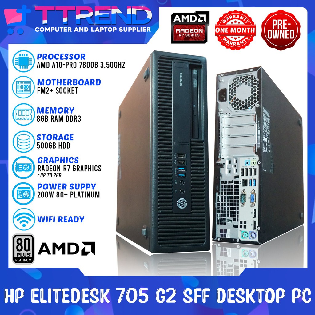 G2 Win10 AMD 12GB 705 美品☆HP SSD＋HDD A10