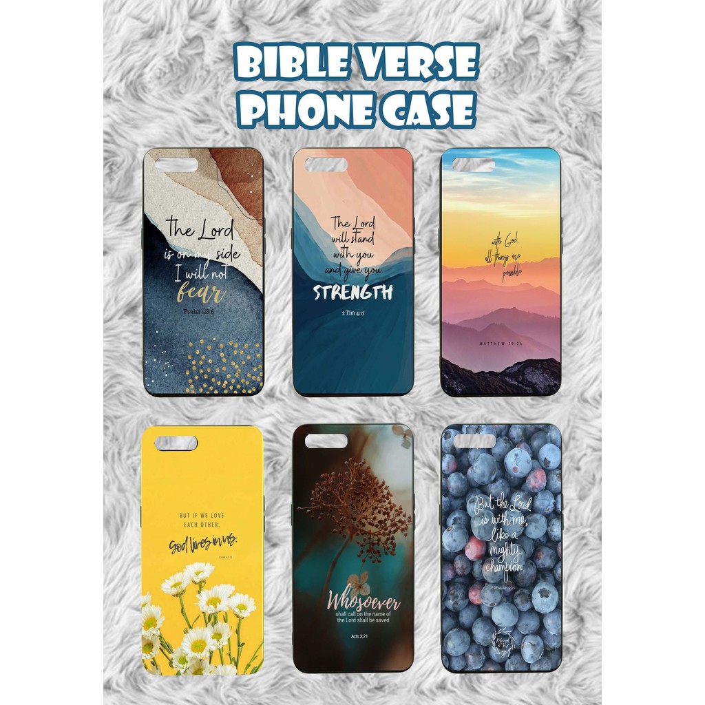 BIBLE VERSE PHONE CASE (PM YOUR UNIT) Shopee Philippines