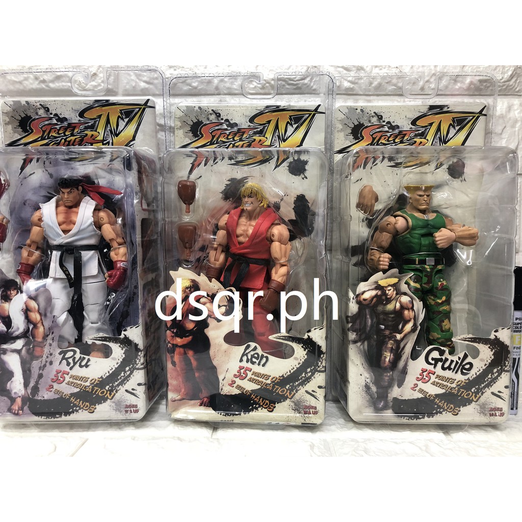 Street Fighter IV Ryu,Ken,Guile,Chun Li, Akuma Collectible Action Figure