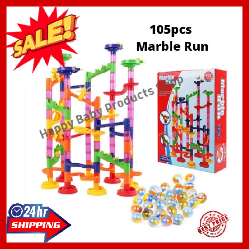 HB BIG DIY Construction Marble Race Run Maze Balls Shopee Philippines
