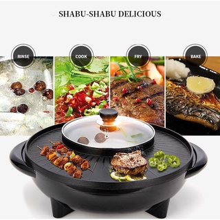 Original Xiaomi Youpin LIVEN Electric Shabu Shabu Hot Pot with BBQ