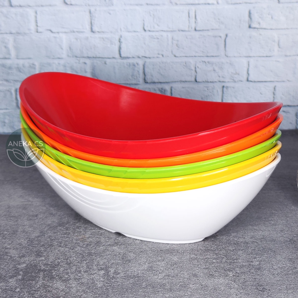 9 inch Melamine Bowl Oval Bowl Side Dish Bowl Long Bowl Serving