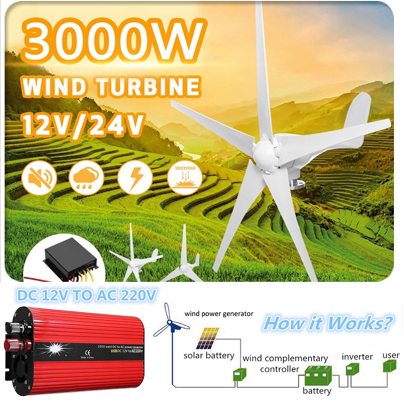 220V Waterproof Wind Turbines Generator Charge Controller Regulator