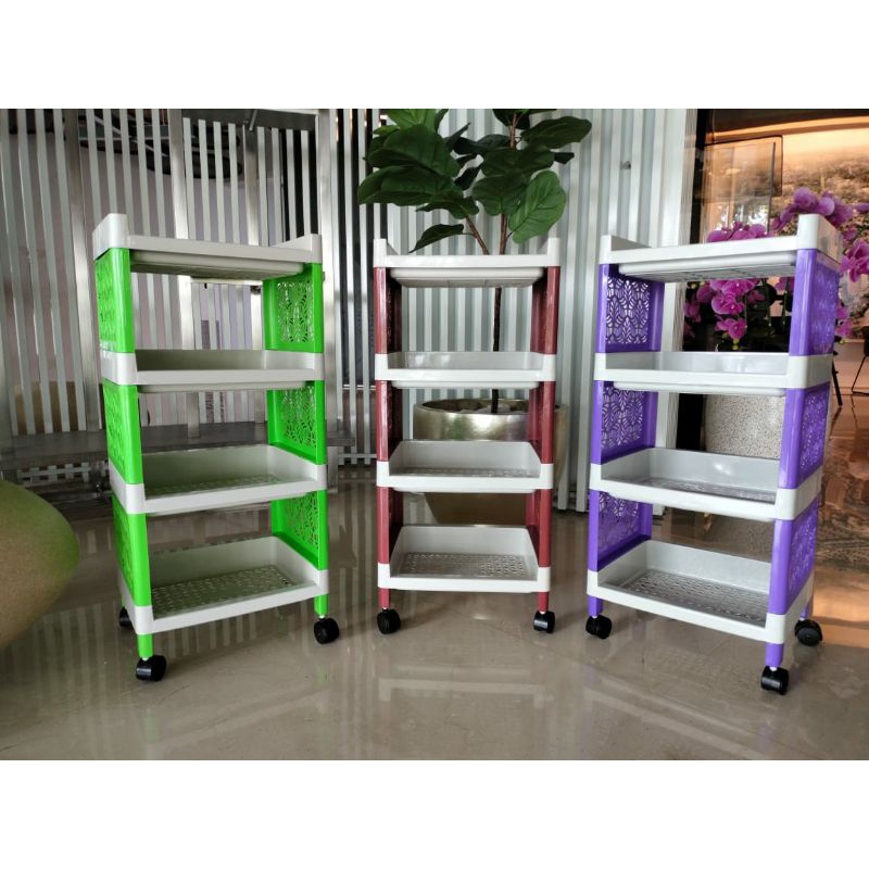 Plastic Rack Versatile Shelves Apartement ELCO / YOYO 4 Stacking Racks ...