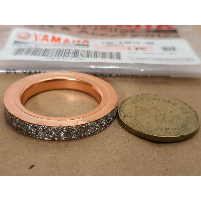 MIO SPORTY EXHAUST GASKET 14DE461300 yamaha genuine parts Shopee Philippines
