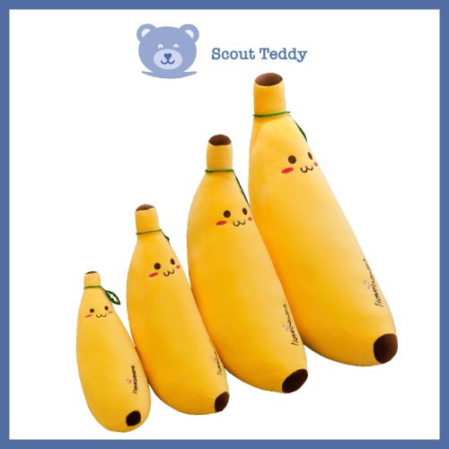 Miniso banana shop stuffed toy