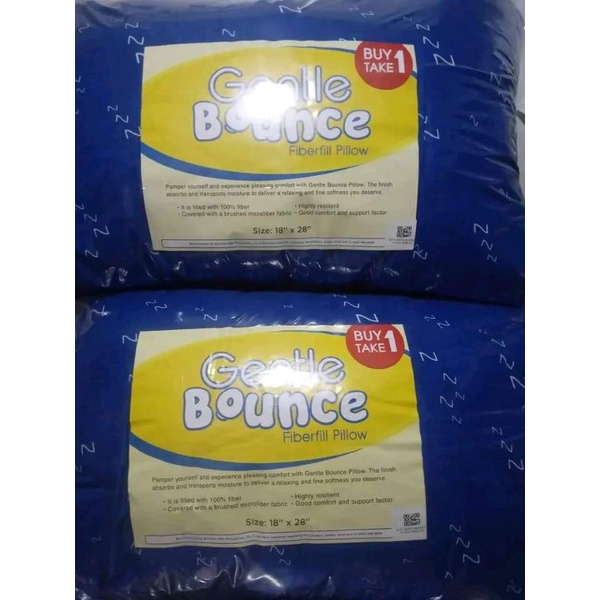 Uratex original gentle bounce fiber pillow buy1 take1 Shopee Philippines