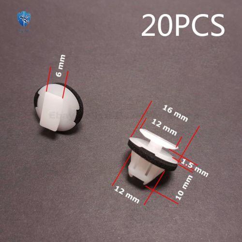 20x Wheel Arch Surround Trim Clips for Nissan Juke & XTrail Wing