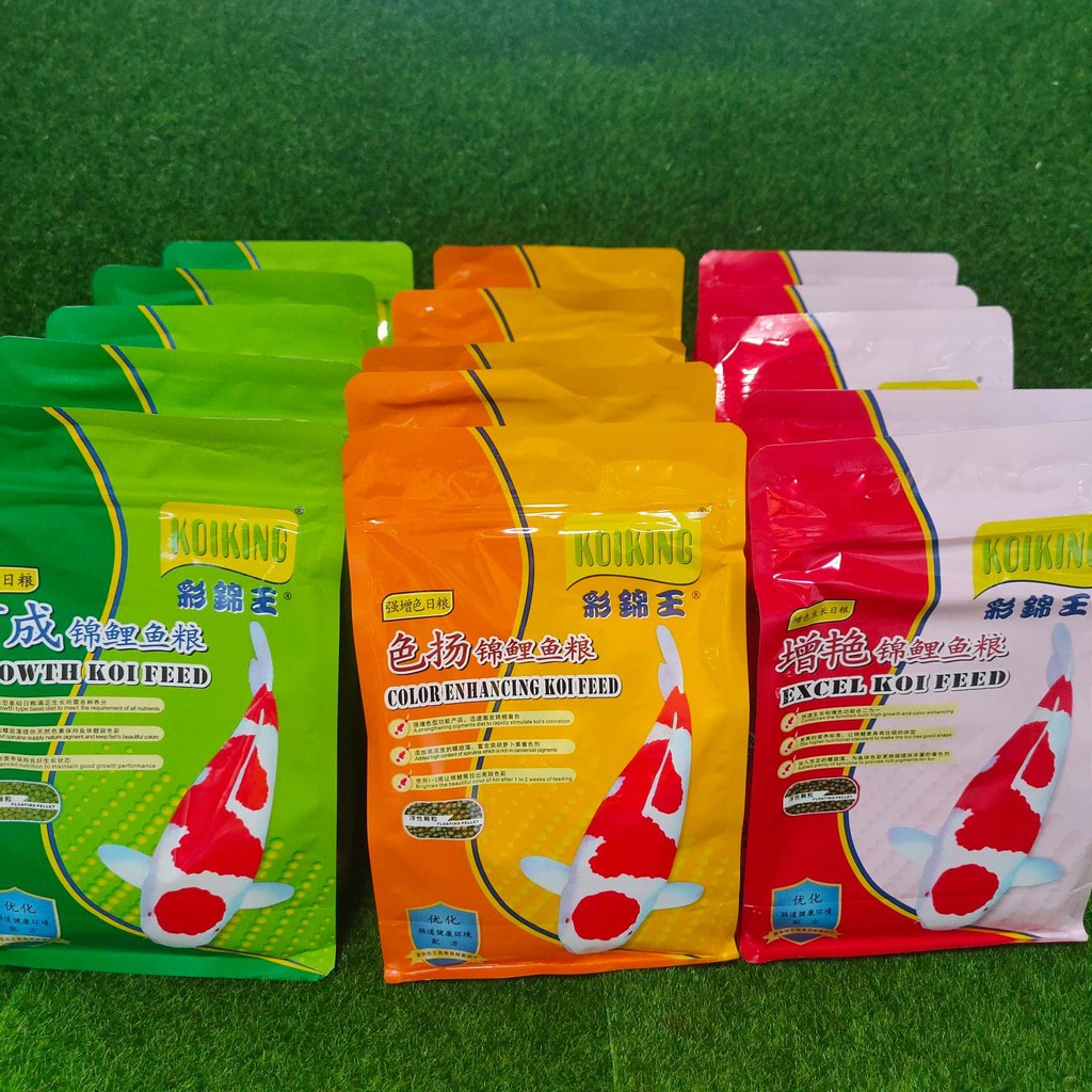 KOIKING COLOR ENCHANCING KOI FOOD EXCEL KOI FOOD GROWTH KOI FOOD