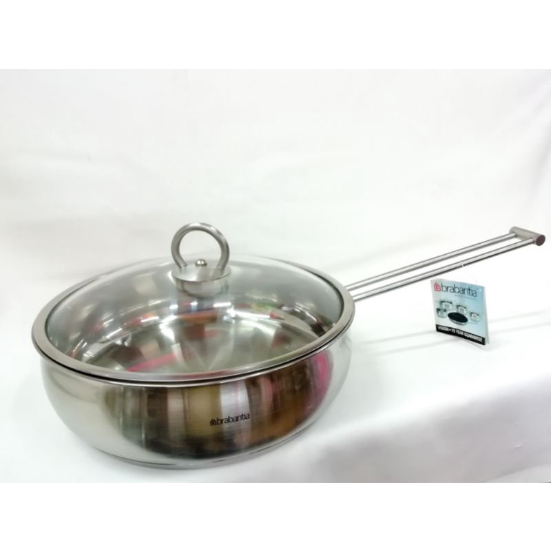 Brabantia Stainless Steel Skillet for Induction and Gas cooker Shopee