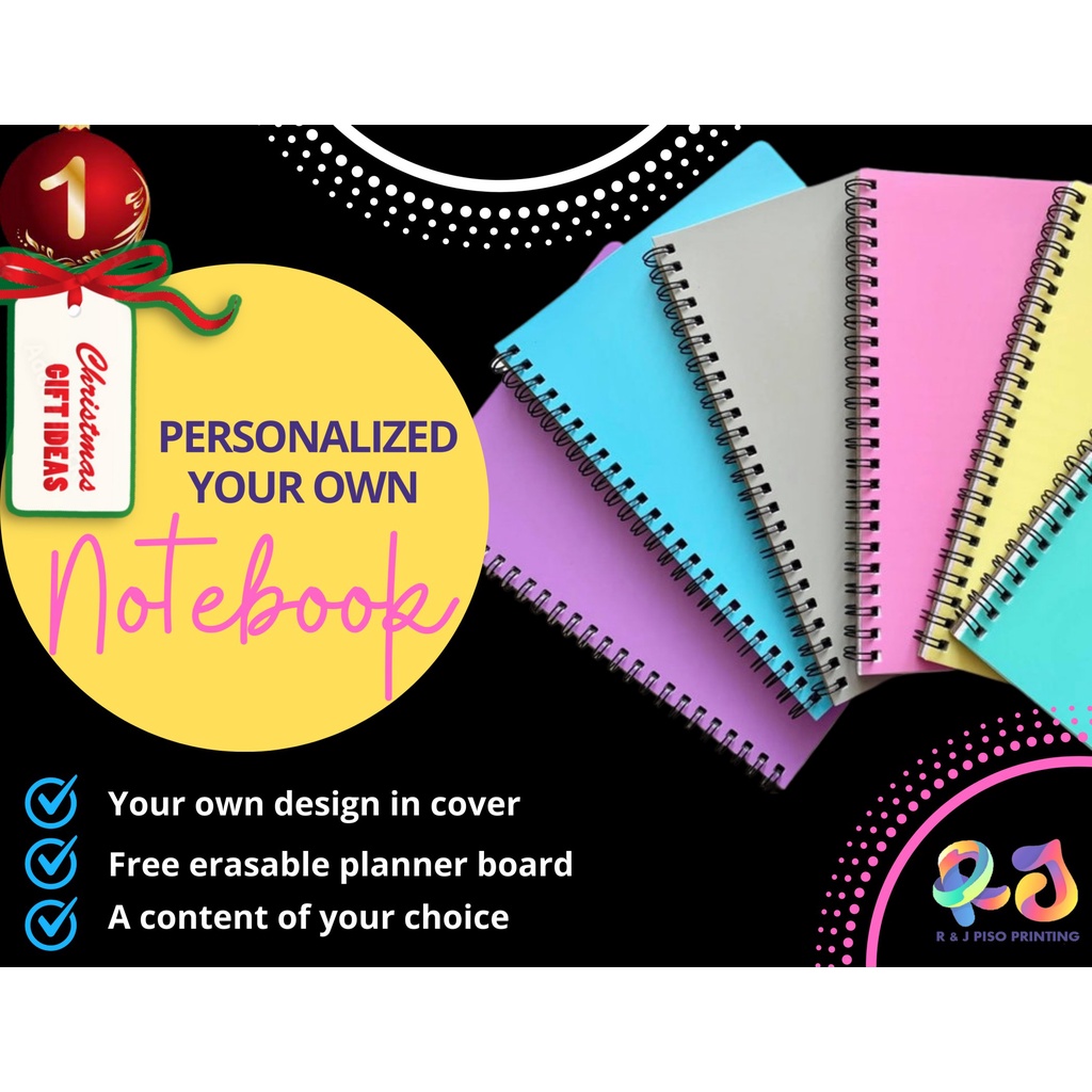 NOTEBOOK, Design your own and personalized it! | Shopee Philippines
