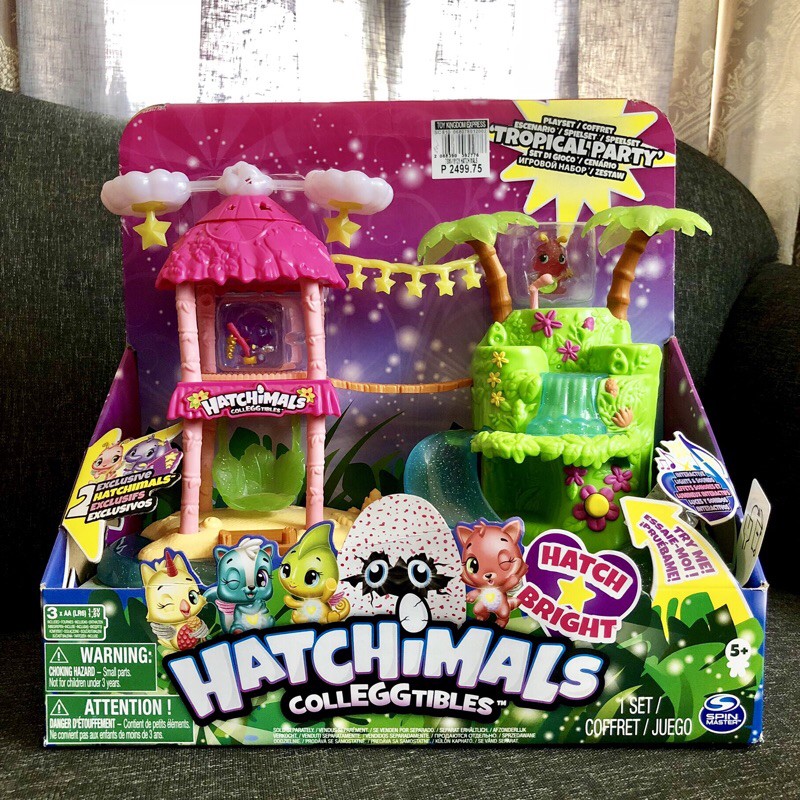 Authentic Hatchimals CollEGGtibles Tropical Party Playset | Shopee ...