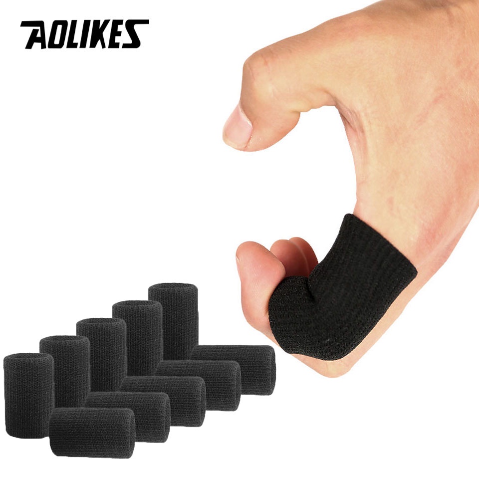 10Pcs/Set Finger Sleeves Support Thumb Brace Protector Breathable