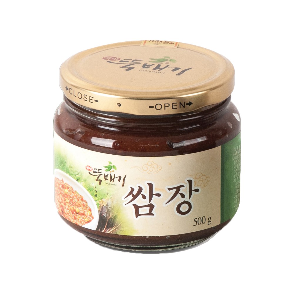 [DDUKBAEGI] 100 Korean SEASONED Soybean Paste Ssamjang 500g with BBQ