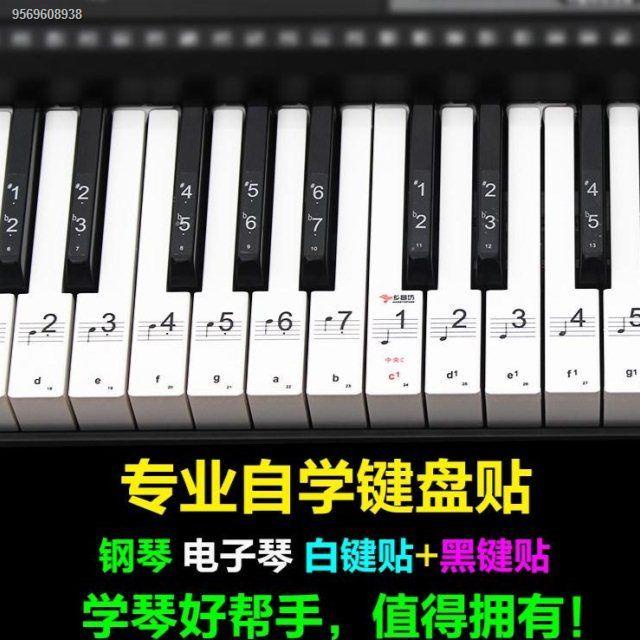Electronic keyboard 36key keyboard stickers 88key 61key 54key