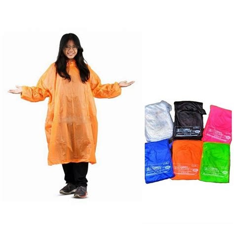 Idol/cheerful Poncho Rubber Poncho Raincoat | Shopee Philippines