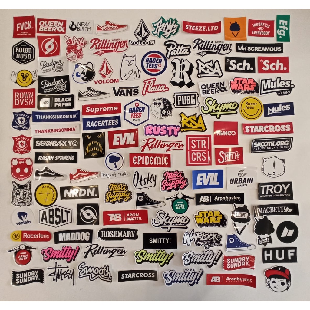Stickers Package contains 40 pcs Quality Graftac distro Brand stickers ...