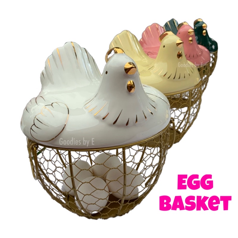 Ceramic Chicken Egg Basket Shopee Philippines