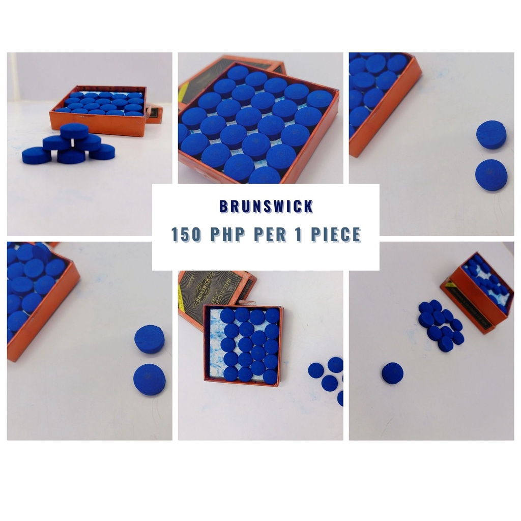 1Pc. BRUNSWICK BLUE BILLIARD CUE TIP/TIP NG TAKO NG BILYARAN(BILLIARD ...