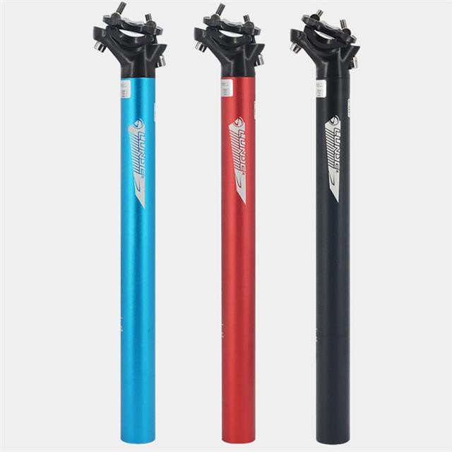 LUNJE Bicycle seat post Mountain Bike Seat Tube Aluminum Alloy Double Nail Seatpost Bicycle Accessor Shopee Philippines