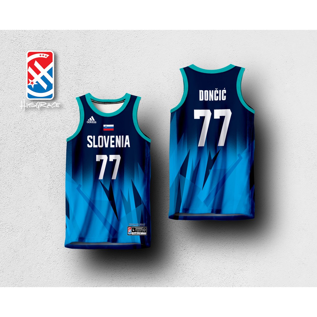 White blue hot sale jersey basketball