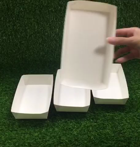 20pcs 450ml Kraft Paper Food Meal Spaghetti Box 320g Thickened ...