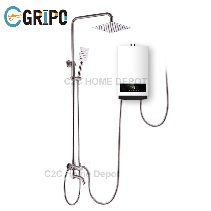 GRIPO 304 stainless multi-functional shower set for heater | Shopee  Philippines