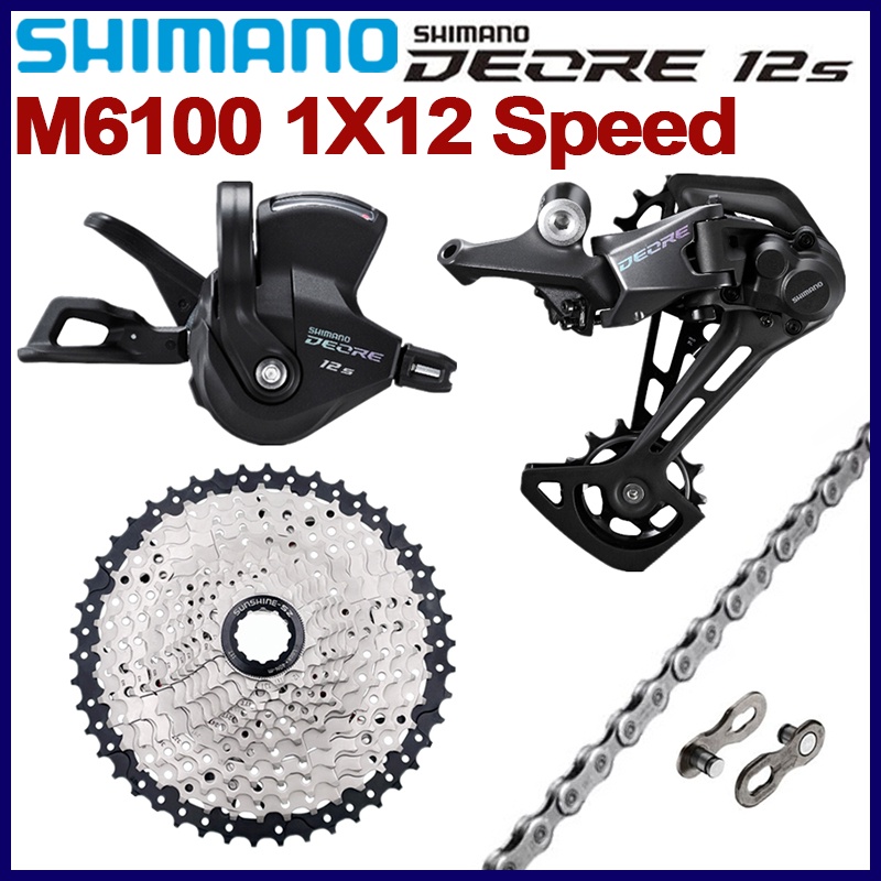 Shimano Deore M6100 Groupset 12 Speed Shifter Cassette Rear Derailleur MTB Bike Original Shimano Shopee Philippines