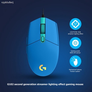  Logitech G203 Wired Gaming Mouse, 8,000 DPI, Rainbow