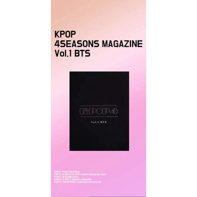 Kpop 4 Seasons Magazine Vol.1 BTS