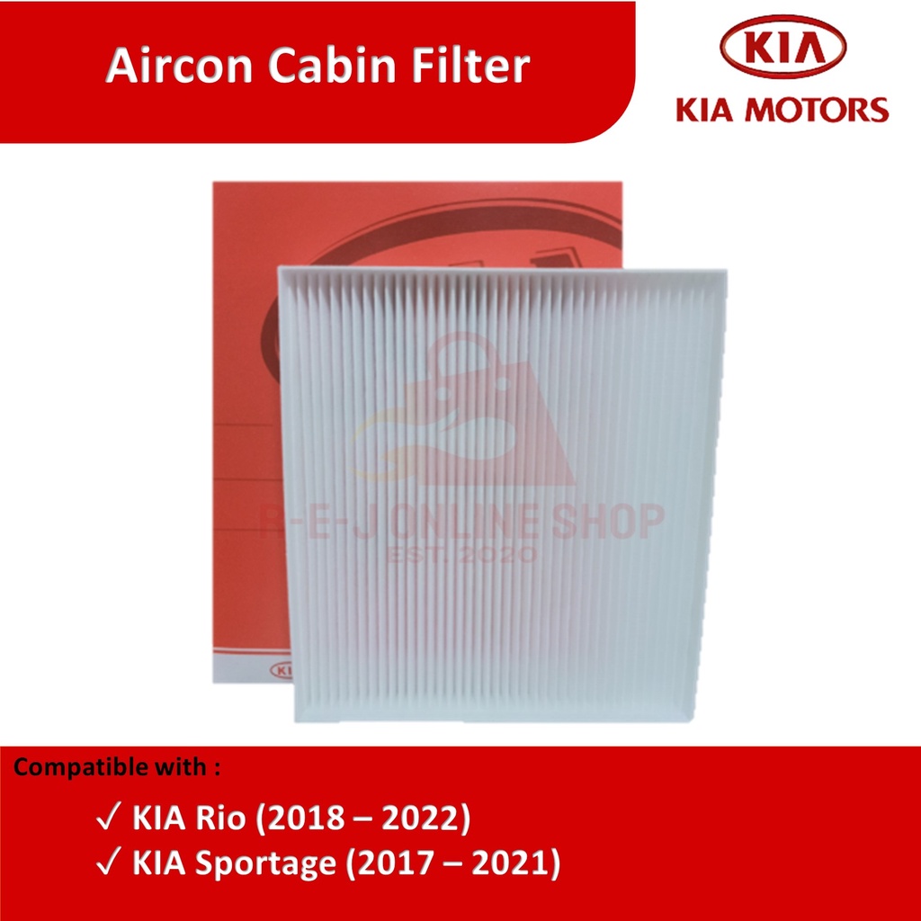 Aircon Cabin Filter for KIA Rio (2018 - 2022), KIA Sportage (2017 ...
