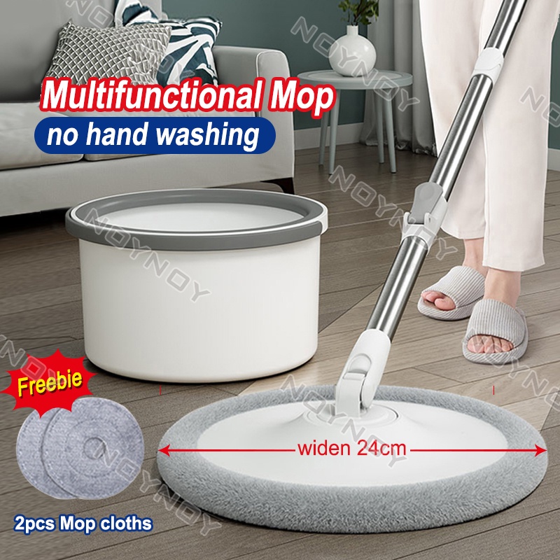 Magic Spin Mop Tornado Falt Rotating Mop Cleaning Household Wet Floor
