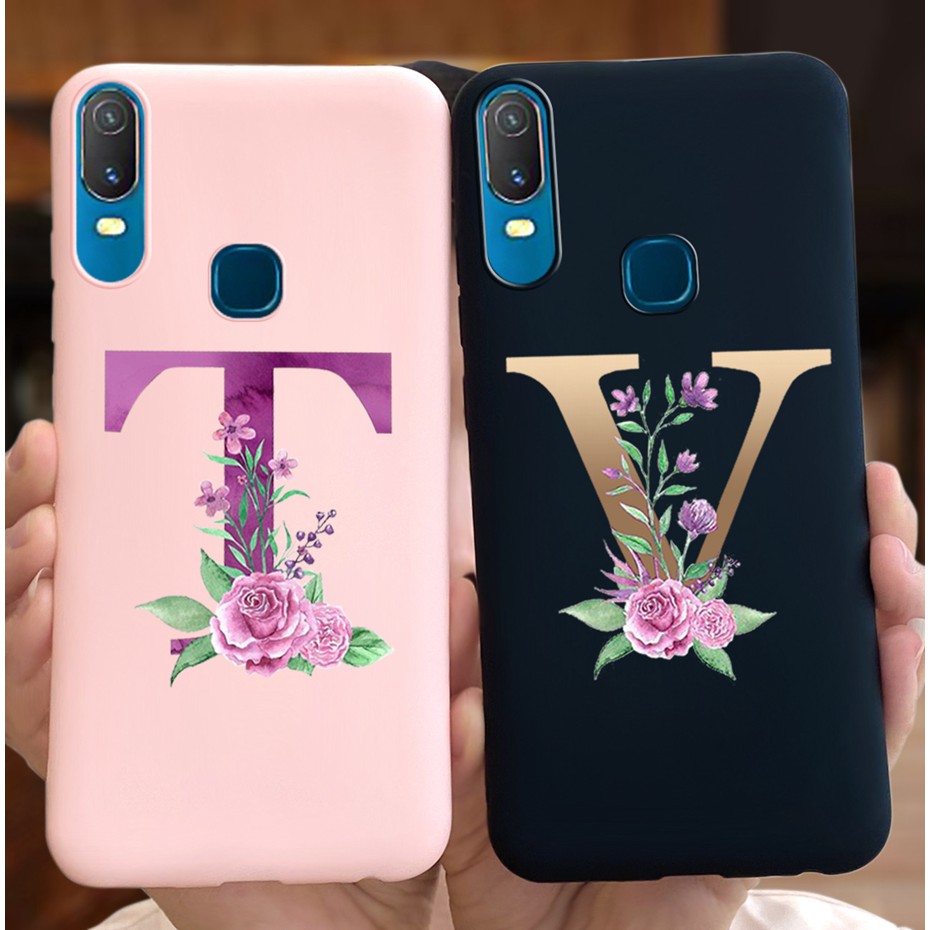 Vivo Y11 1906 Case Letters Flower Shell Soft TPU Silicone Vivo Y11 2019  VivoY11 Casing Phone Case Back Cover | Shopee Philippines