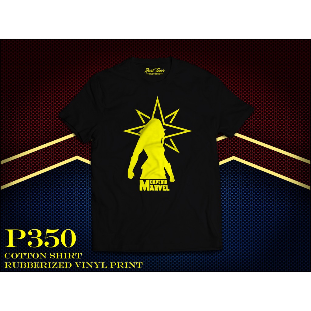 Captain marvel t shirt hotsell