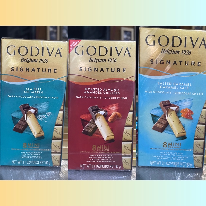 Godiva Signature Chocolate 8 Mini Bars 90g Shopee Philippines