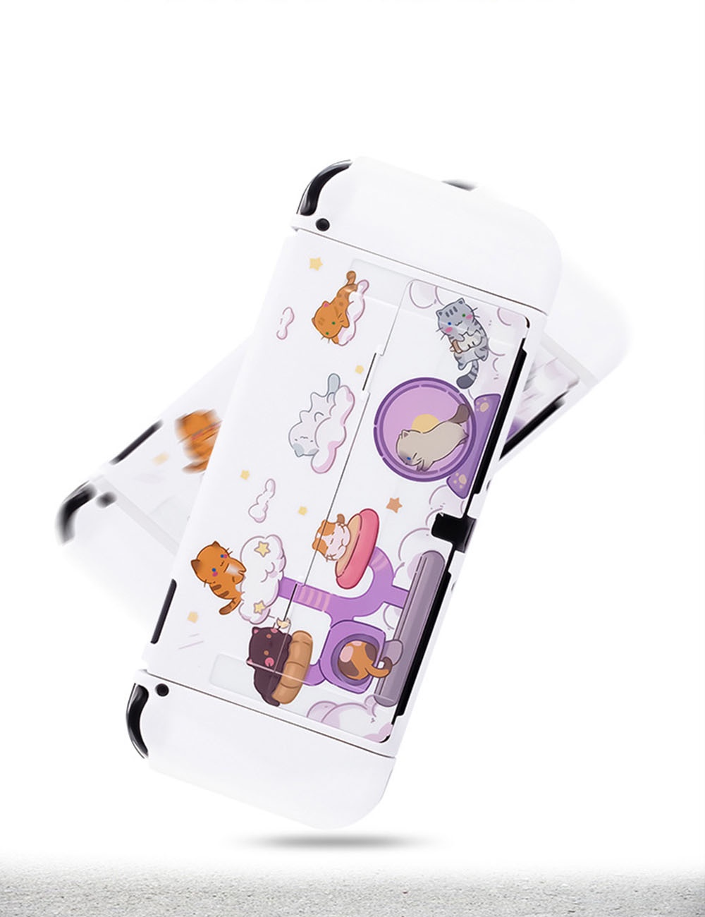 Hard Case Nintendo Switch Oled Protective Case Cute Cats Theme Storage ...