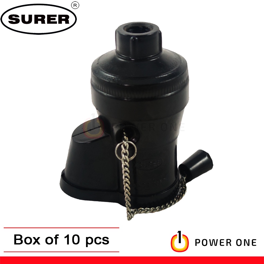 Surer 608 2-Way Pull Chain Socket [Box of 10pcs] (600 Series) | Shopee ...