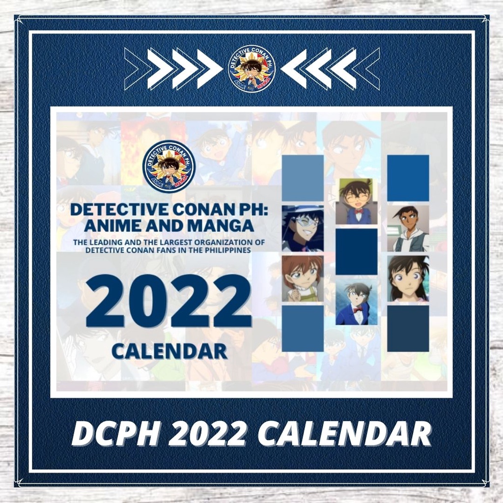 DETECTIVE CONAN 2022 CALENDAR | DCPH OFFICIAL MERCHANDISE | Shopee ...