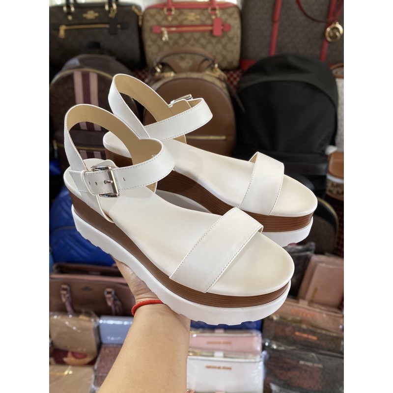 MK MARLON LEATHER FLATFORM SANDAL Shopee Philippines